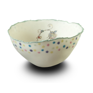 Porcelain Dott Bowl